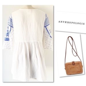 Anthropologie Tops - Anthropologie Mermaid Meadowbrook White Johnny Top Anthropologie Tops - Anthropologie Mermaid Meadowbrook White Johnny Top